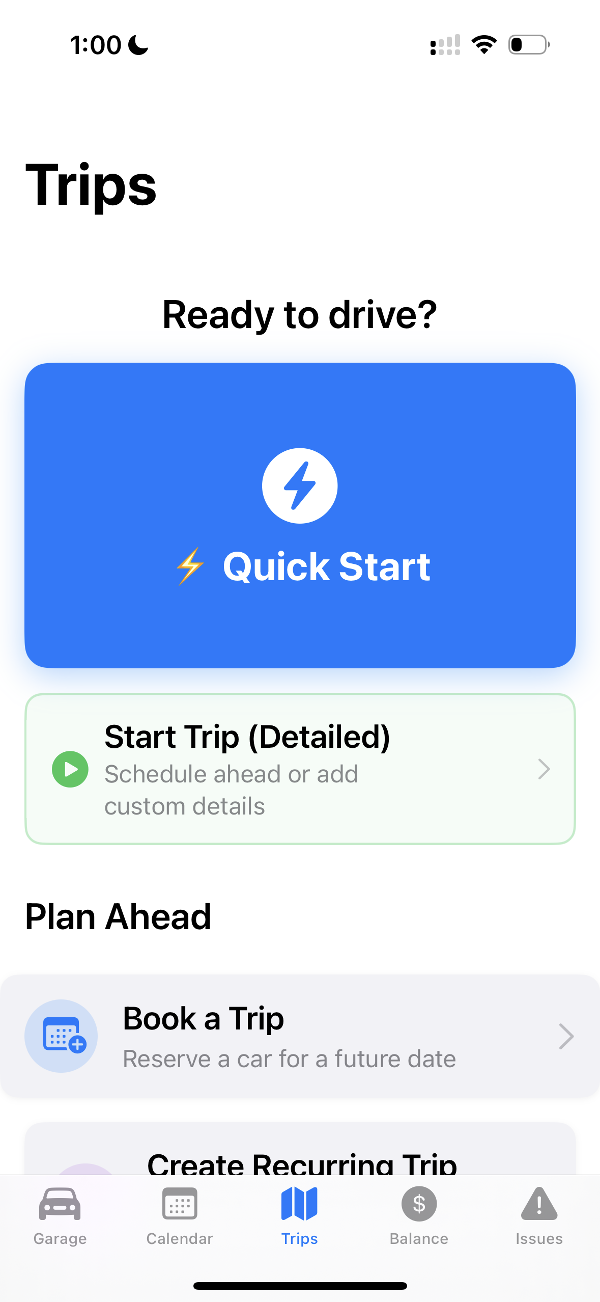 CarShare mobile app screenshot 3
