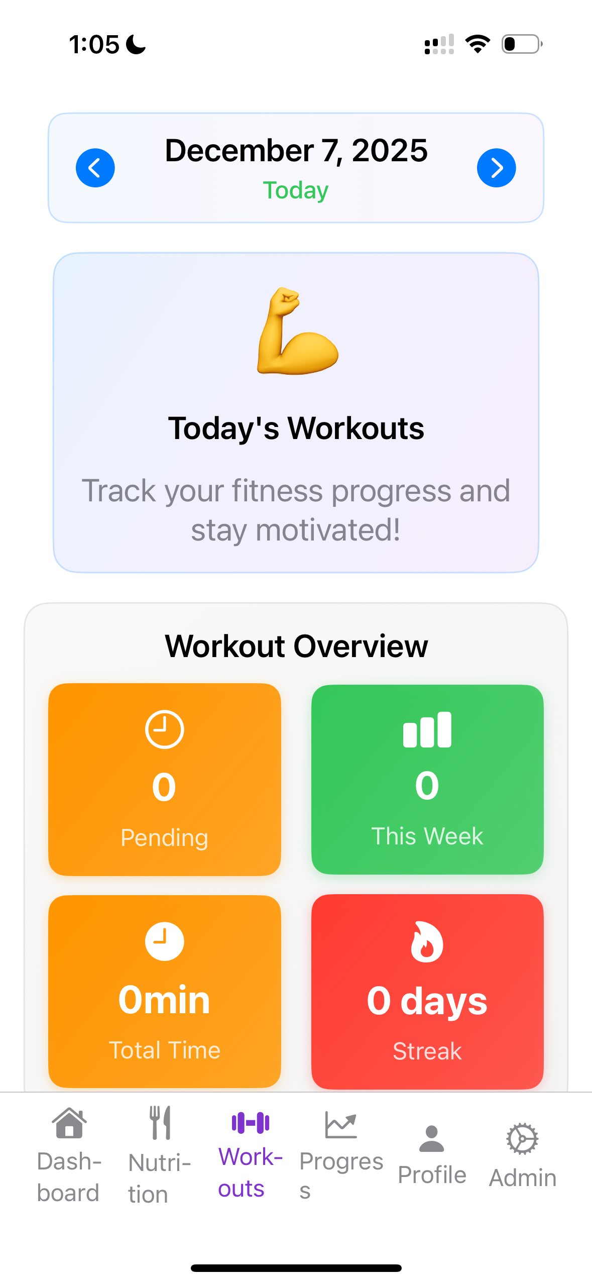 FitFuel mobile app screenshot 3